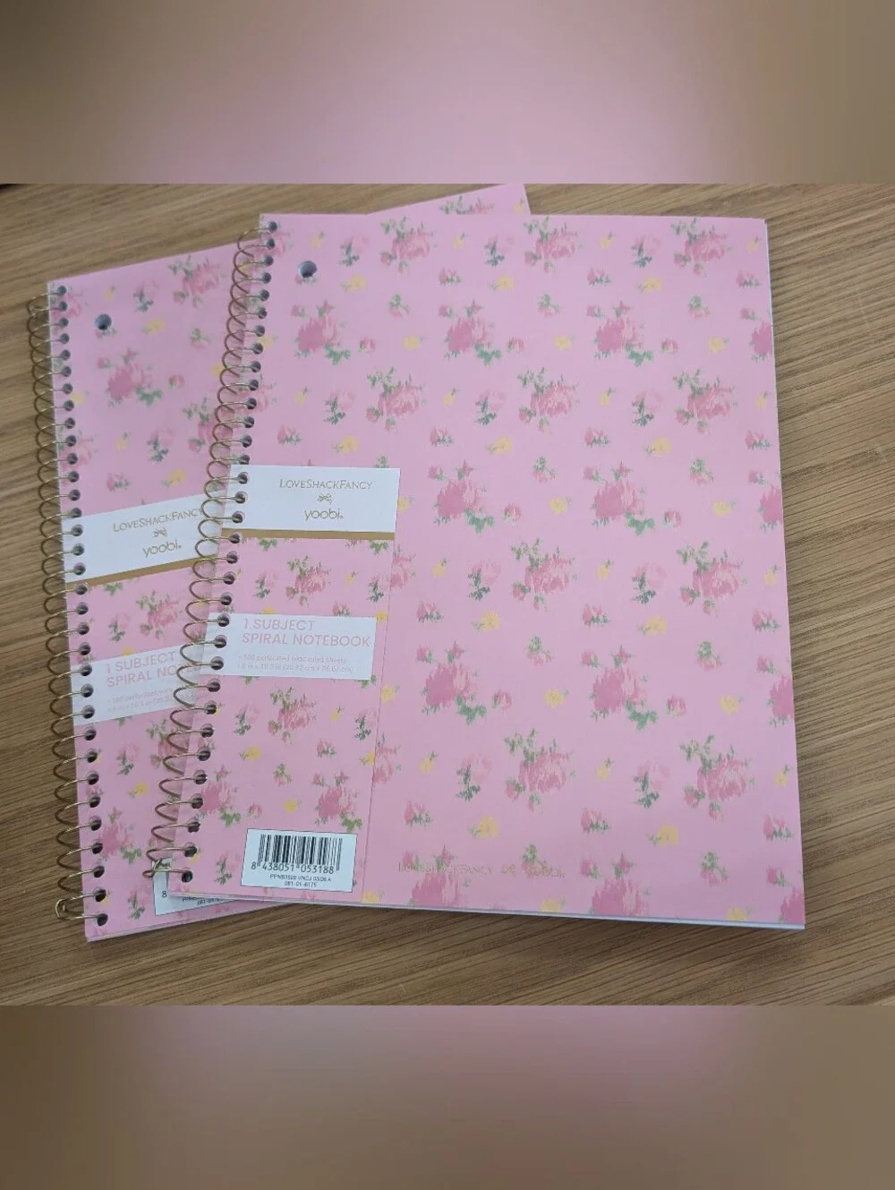 IN-HAND | LoveShackFancy x Target Yoobi Ikat Rose Spiral Notebook
